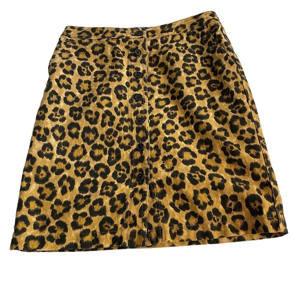 Leopard print Lauren Ralph Lauren Petite pencil skirt with pockets
